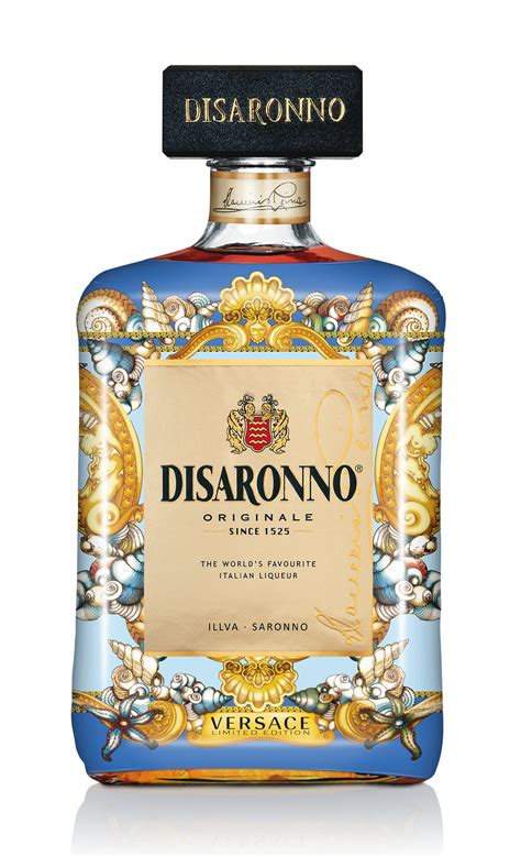 Disaronno Wears VERSACE Empty Bottle Limited Collectible 750 